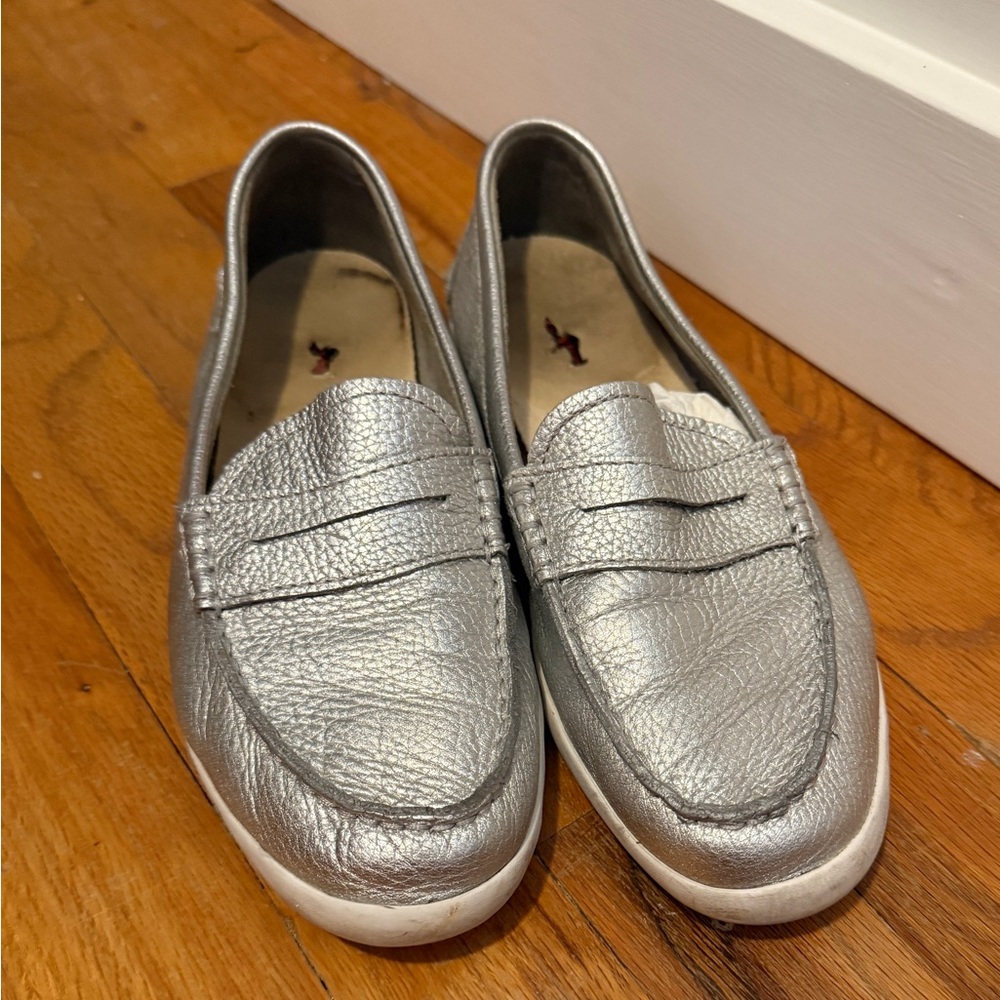 Cole Haan Women's Silver Loafers